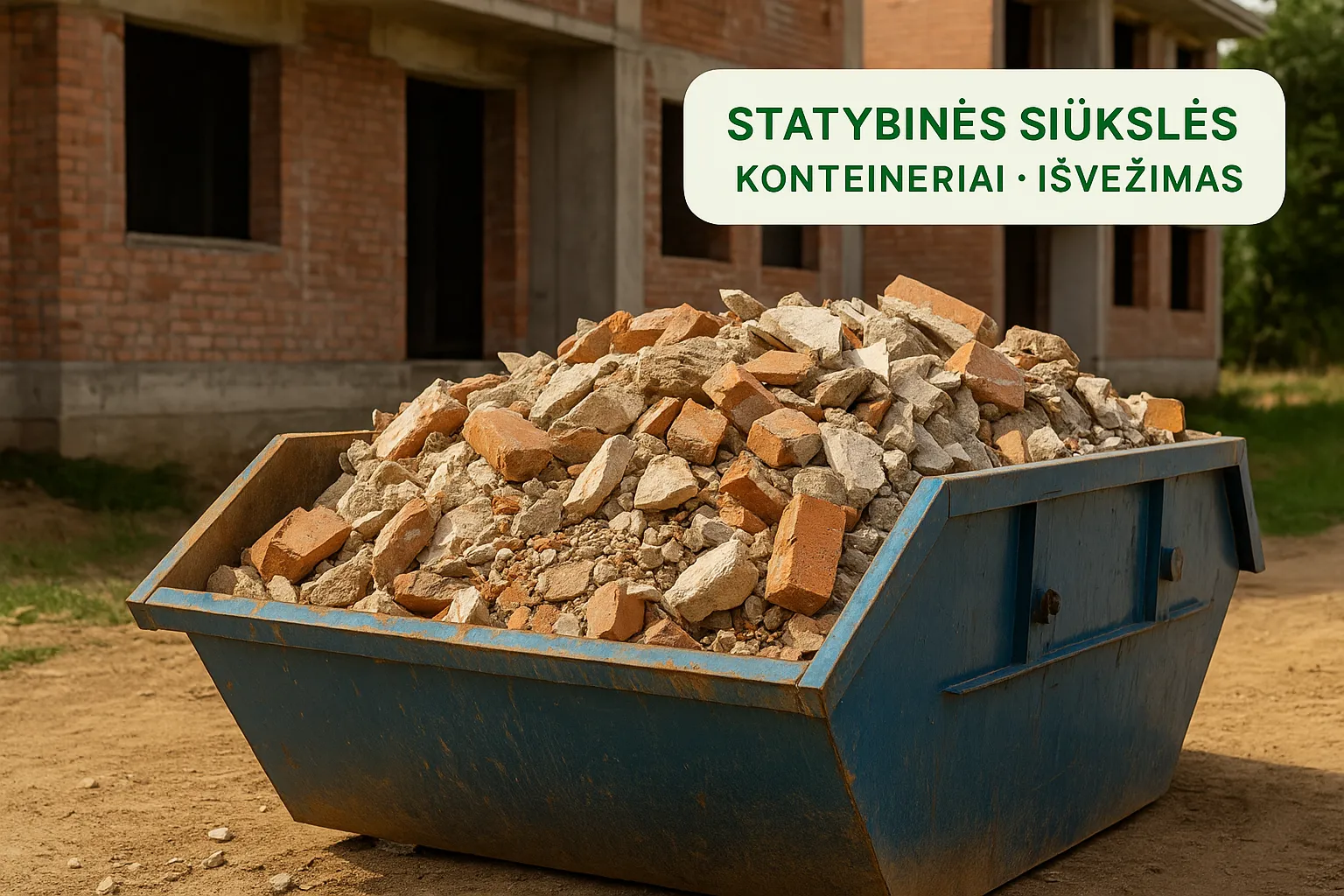 Statybinių atliekų išvežimas
